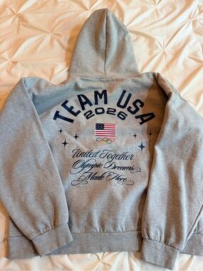 Team USA 2026 Gray Crewneck Sweater